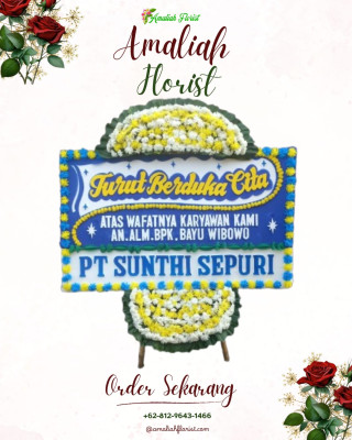 Papan Bunga Duka di Penkase Oeleta